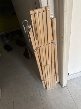 Valla seguridad bebe plegable