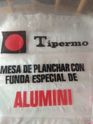 Tabla planchar de acero. Vintage