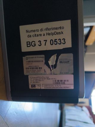 HP Compaq dc5700 SFF (Instalado disco duro SSD)