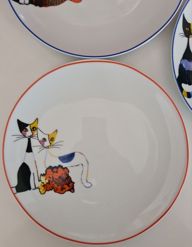 5 Piatti Gatti Rosina Wachtmeister