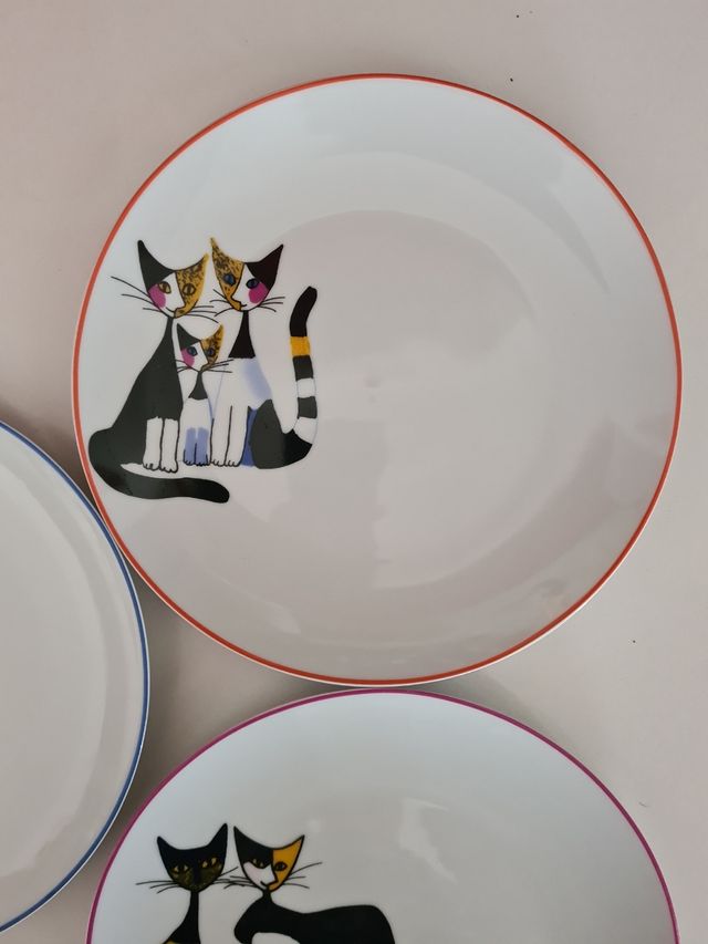 5 Piatti Gatti Rosina Wachtmeister