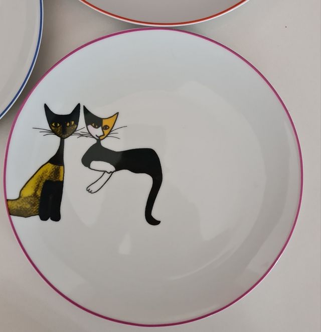 5 Piatti Gatti Rosina Wachtmeister