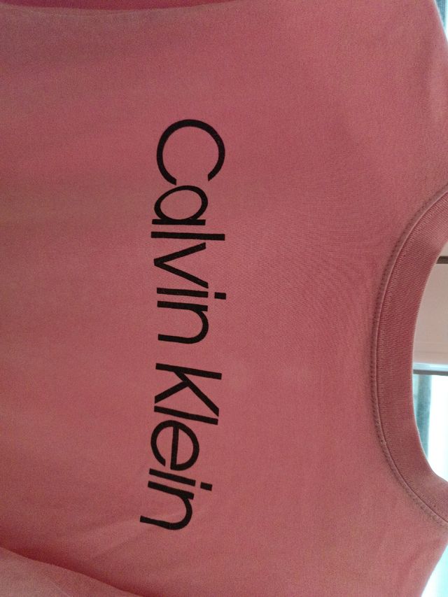 Camiseta Calvin Klein rosa hombre