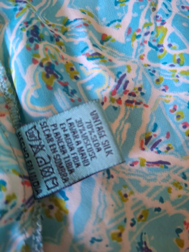 Kimono Corto Vintage Azul