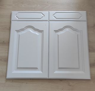 Frente armario fregadero cocina blanco