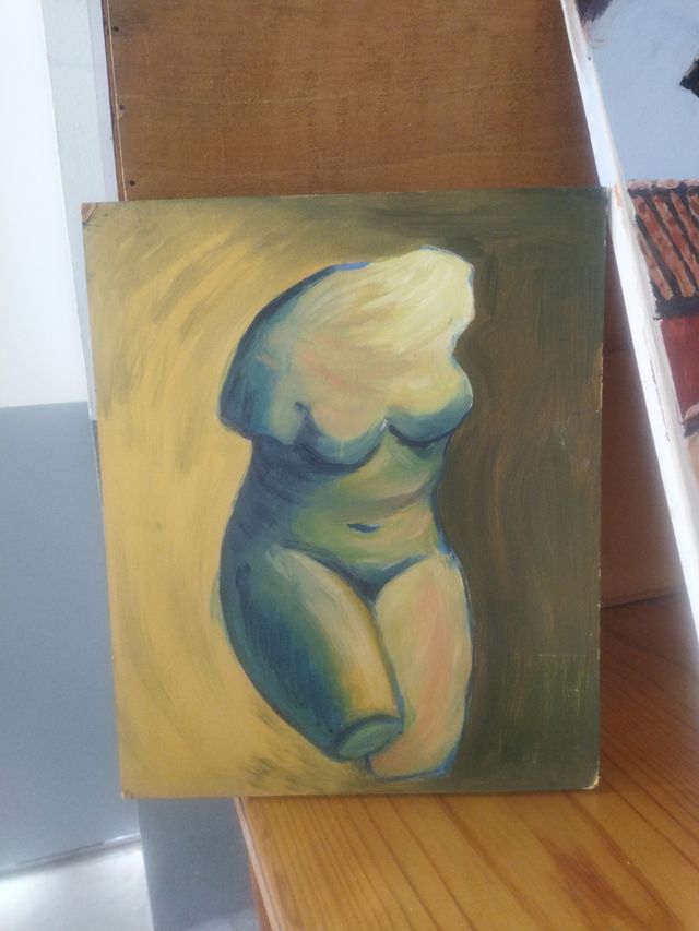 Cuadro al óleo - Figura femenina