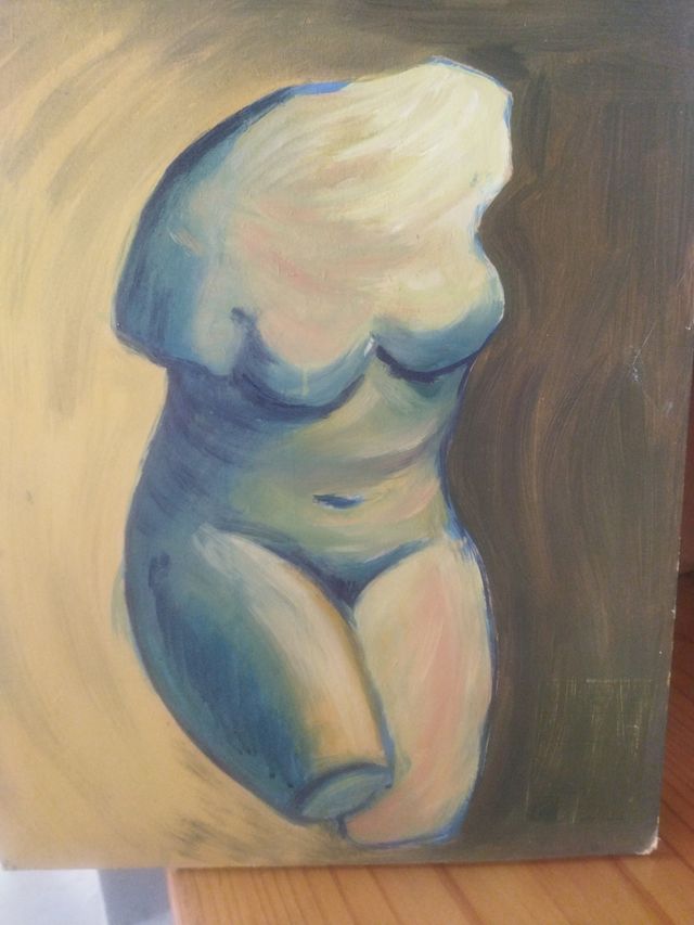 Cuadro al óleo - Figura femenina