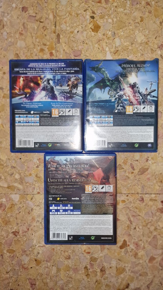 Lote juegos Final Fantasy XIV