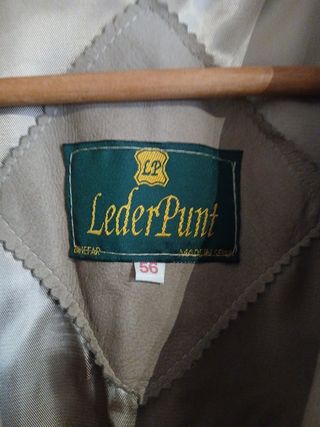 Chaqueta piel LederPunt XL