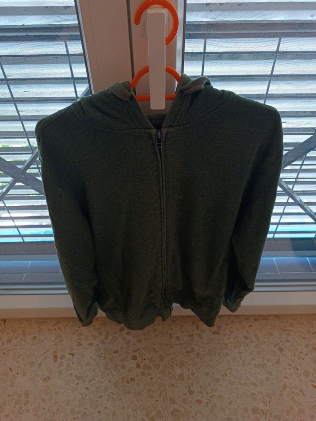 Sudadera verde hombre M