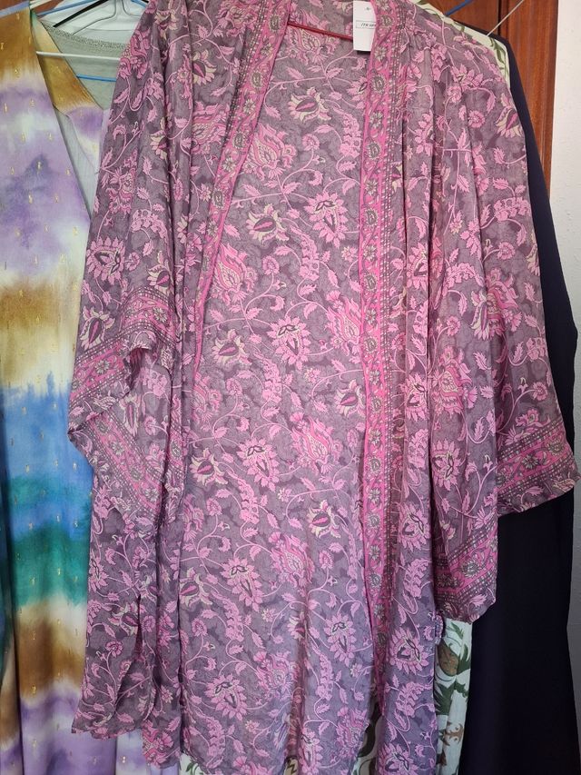 Kimono largo seda | Talla única