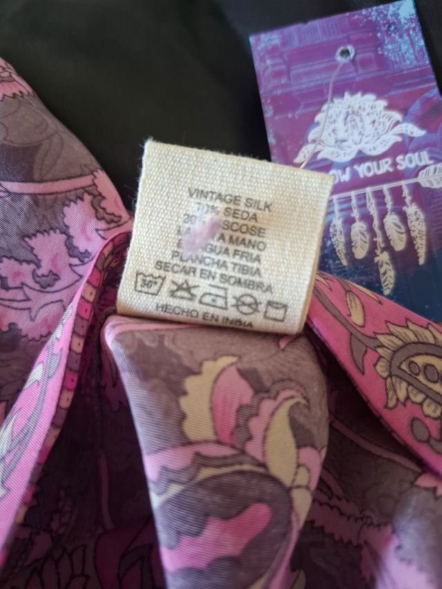 Kimono largo seda | Talla única