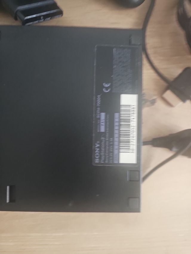 PS2 (PlayStation 2) negra