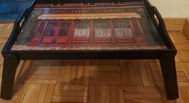 Bandeja plegable café parisino