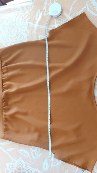Blusa marrone taglia M