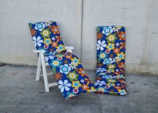 2 Cojines de tumbonas - Flores