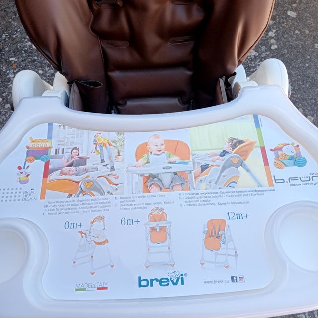 Trona Brevi plegable bebé