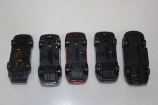 5 Miniaturas Porsche Burago 1/43