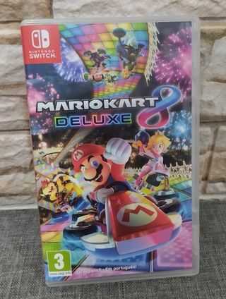 Caja de Mario Kart 8 Deluxe de switch.