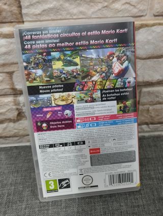 Caja de Mario Kart 8 Deluxe de switch.