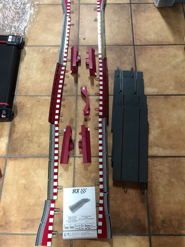 Scalextric puente digital - circuito carreras