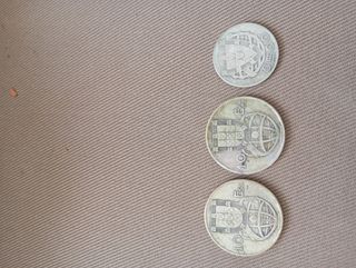 Monedas antiguas Portugal: 10 y 5 escudos