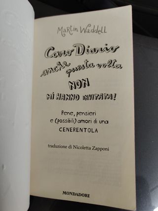 Caro diario non mi hanno invitata libro 