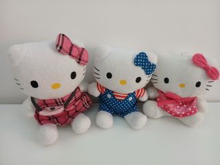 3 Peluche Hello Kitty