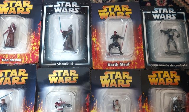 STAR WARS LOTE 10 PERSONAJES PRECUELAS FIG.PLOMO