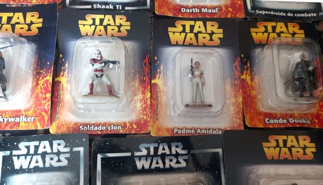 STAR WARS LOTE 10 PERSONAJES PRECUELAS FIG.PLOMO