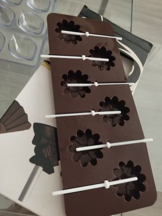 Moldes silicona bombones chocolate