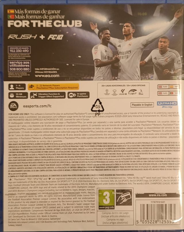 FIFA 25 PS5 - Juego Deportivo