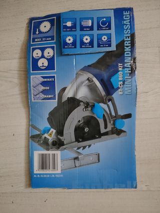 Mini sierra circular Einhell BT-CS 860