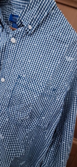 Camisa Adidas Vintage cuadros
