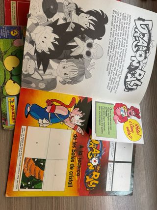 3 albumes de cromos Dragon Ball Z