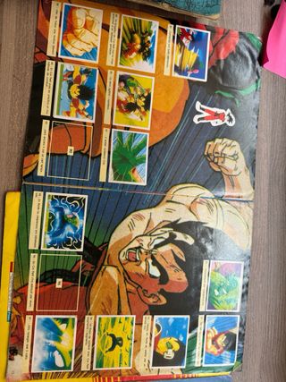 3 albumes de cromos Dragon Ball Z