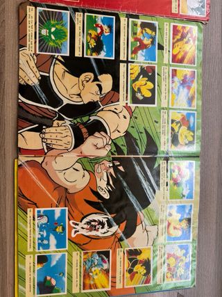 3 albumes de cromos Dragon Ball Z