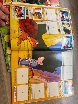 3 albumes de cromos Dragon Ball Z