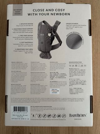 BabyBjorn Mini Porta Bebé - Malla Aireada