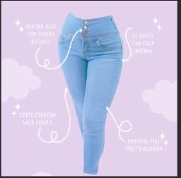 Pantalones vaqueros levanta glúteos