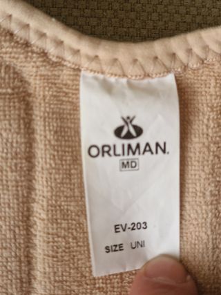 Faja Orliman Evotec sacrolumbar + dorsal adaptable