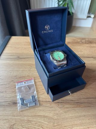 Crepas Acuamatic 1200 - Reloj Buceo Cristal zafiro