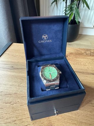 Crepas Acuamatic 1200 - Reloj Buceo Cristal zafiro