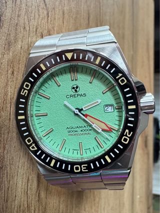 Crepas Acuamatic 1200 - Reloj Buceo Cristal zafiro