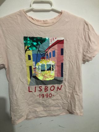 Camiseta Zara niña rosa - 11-12 años