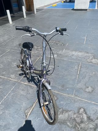 Bicicleta Plegable Boomerang Gris