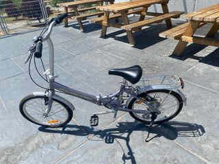 Bicicleta Plegable Boomerang Gris