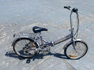Bicicleta Plegable Boomerang Gris
