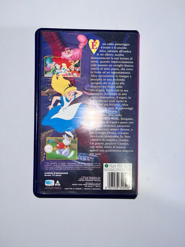 VHS Alice nel Paese delle Meraviglie