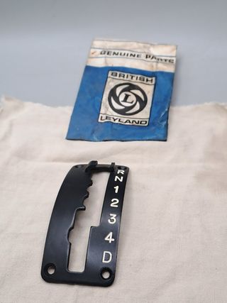 Panel indicador cambio British Leyland 4 vel.